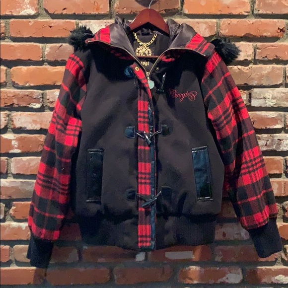 black and red coogi sweater